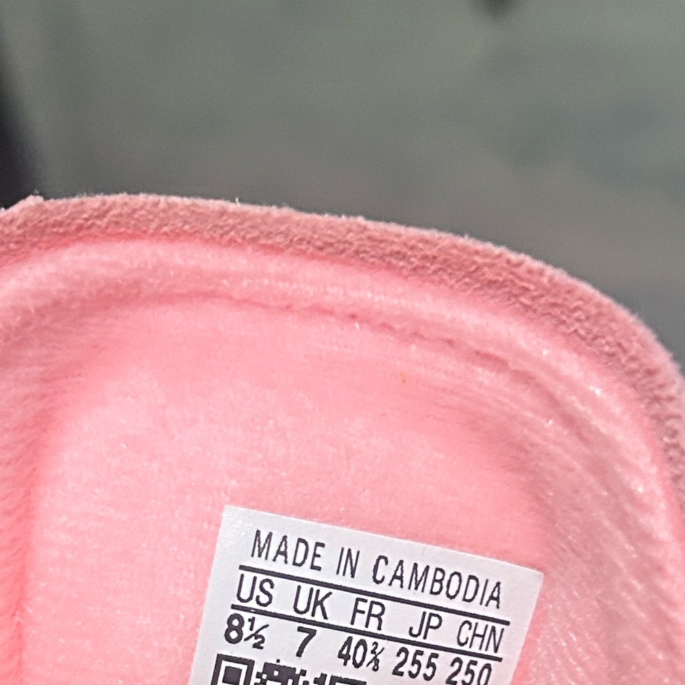 NWOT ADIDAS Handball Spezial Shoes pink and orange suede sneakers 8.5 - Picture 12 of 14
